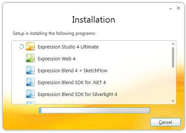 Setup is installing the following programs